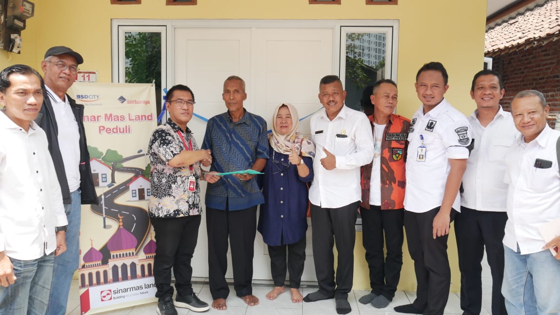 Sinar Mas Land Wujudkan Kepedulian Melalui Program Renovasi Rumah